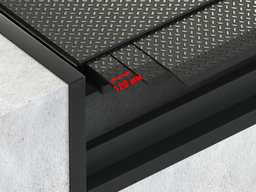 Apparel segmentli (5 segment). Faska 35 mm. 5 segment bilan bajariladi. To'liq chiqarilganda markaziy, shuningdek, birdan to'rtgacha yon segmentlardan foydalanish imkoniyatini beradi. Standartdan kichik kenglikdagi avtomobillar bilan platformadan foydalanishga imkon yaratadi. Faqat 6 000 kg yuk ko'tarish quvvatiga ega platformalar uchun mavjud.